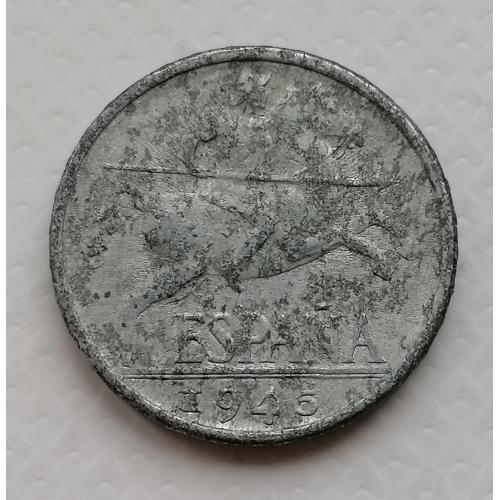 Испания 10 сентимов 1945г.