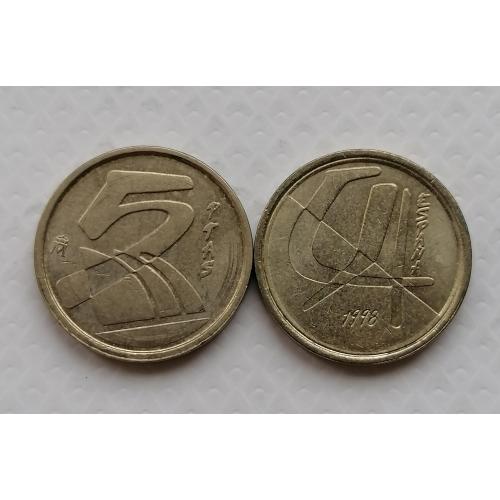 Испания 5 песет 1998г.