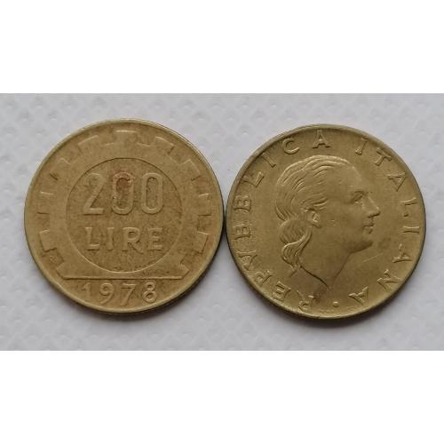 Италия 200 лир 1978г