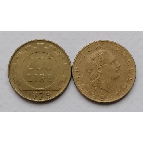 Италия 200 лир 1979г.