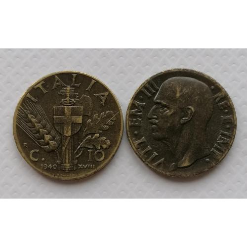 Италия 5 чентезимо 1940г.