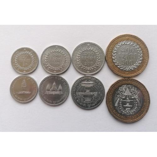 Камбоджа набор 4 монеты 1994г.