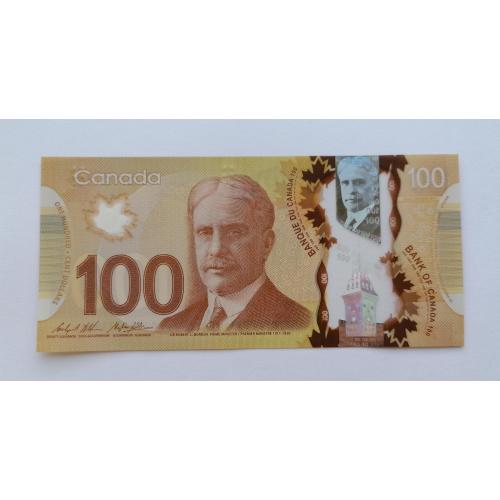 Канада 100 долларов 2011г. aUNC. 