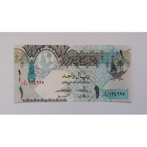 Катар 1 риал 2008г. UNC. 