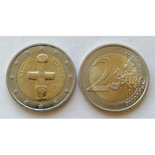 Кипр 2 евро 2018г.