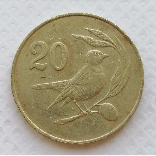 Кипр 20 центов 1983г.