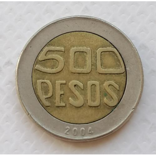 Колумбия 500 песо 2004г.
