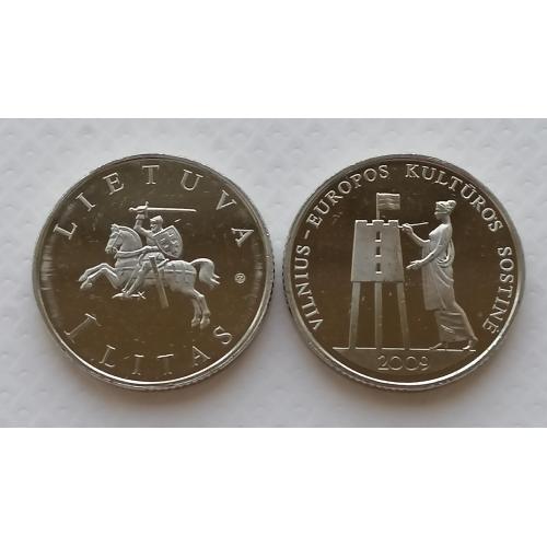 Литва 1 литас 2009г. Вильнюс. 