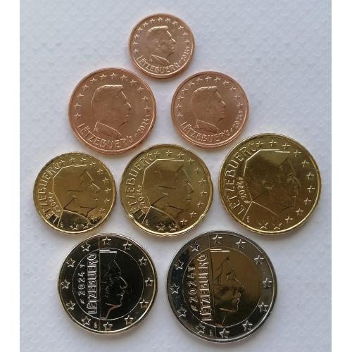 Люксембург набор 8 монет 2024г.