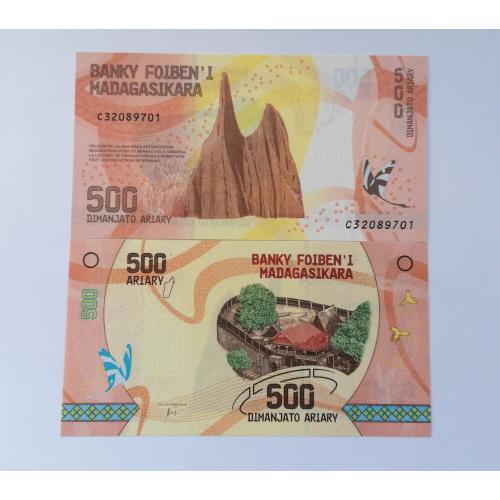 Мадагаскар 500 ариари 2017г. UNC. 
