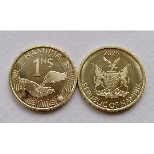 Намибия 1 доллар 2025г.