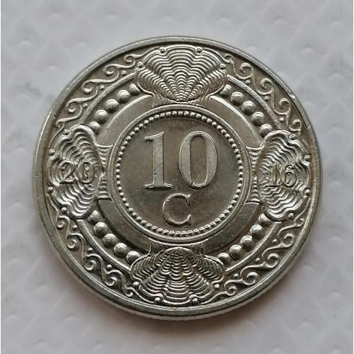 Нидерландские Антильские острова 10 центов 2016г.