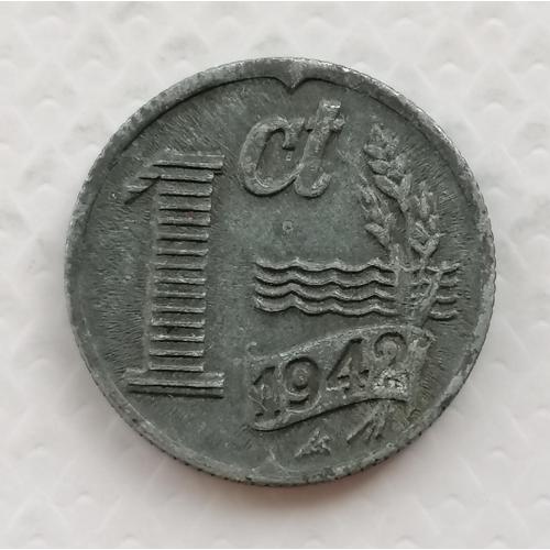 Нидерланды 1 цент 1942г.