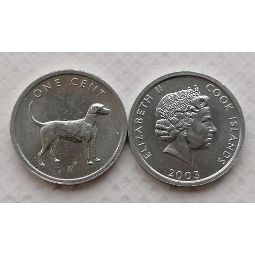 Остров Кука 1 цент 2003г. Легово. 