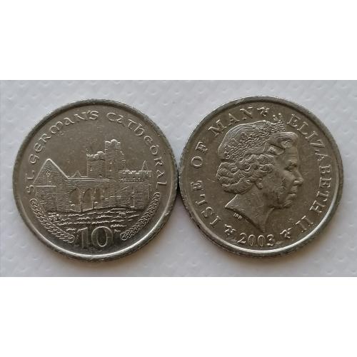 Остров Мэн 10 пенсов 2003г.
