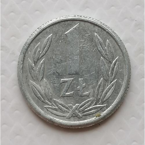 Польша 1 злотый 1989г.