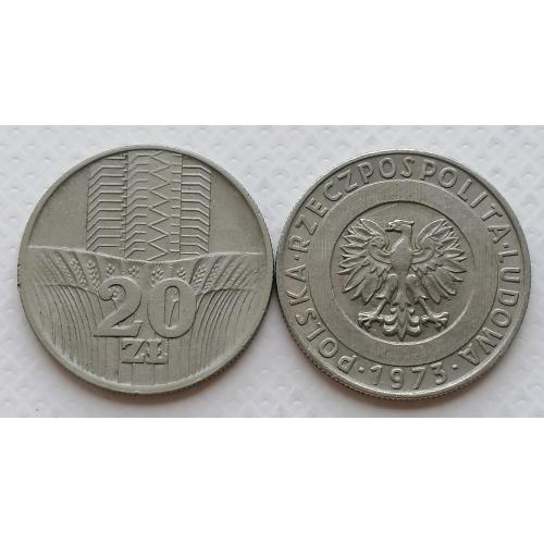Польша 20 злотых 1973г. 