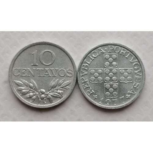 Португалия 10 сентаво 1977г.