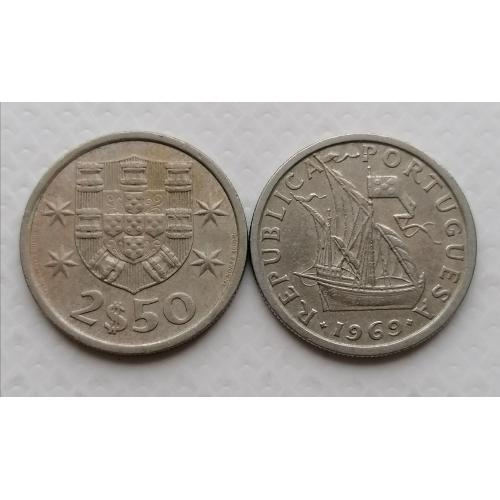 Португалия 2,5 эскудо 1969г.