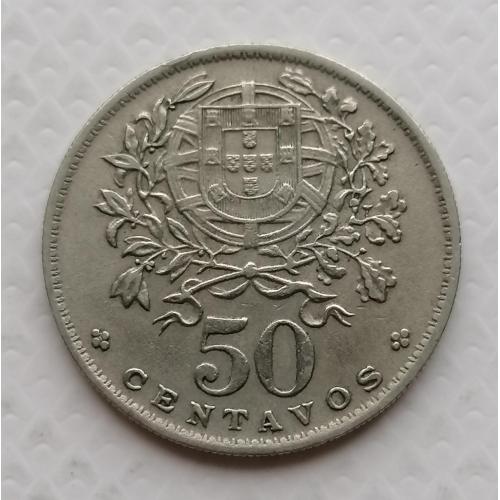 Португалия 50 сентаво 1962г.
