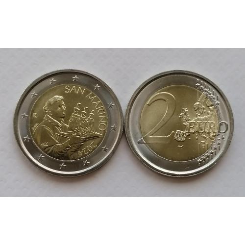 Сан-Марино 2 евро 2024г.