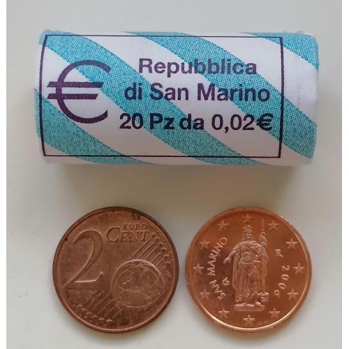 Сан-Марино 2 евроцента 2006г.