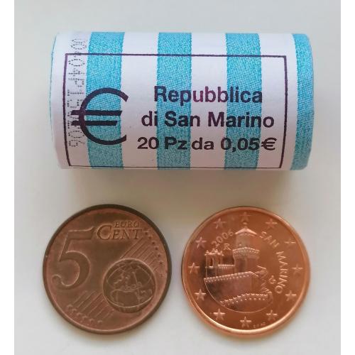 Сан-Марино 5 евроцентов 2006г.