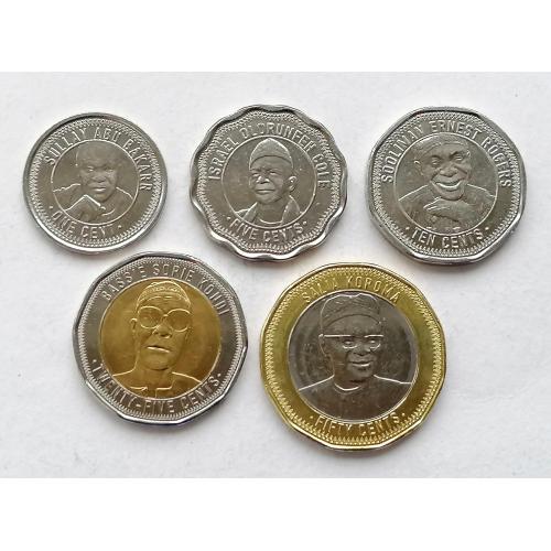 Сьерра Леоне 5 монет 2022г.