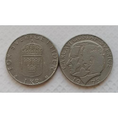 Швеция 1 крона 1979г.