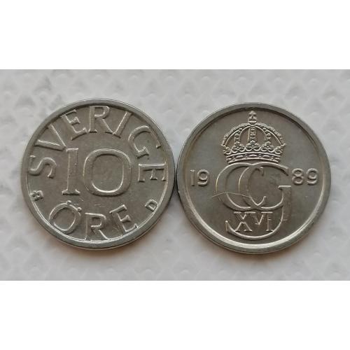 Швеция 10 ере 1989г.
