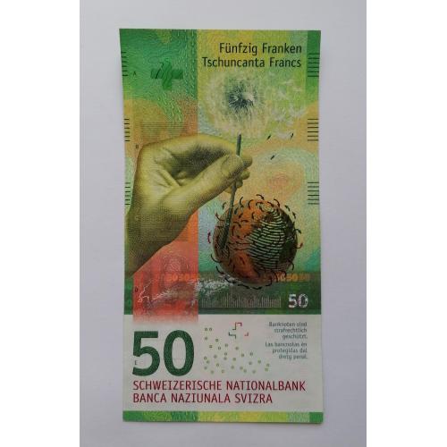 Швейцария 50 франков 2016г. XF. 