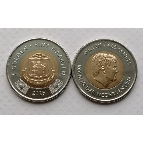 Синт-Мартен 1 гульден 2025г.