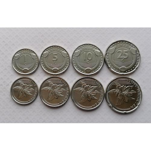 Синт-Мартен 4 монеты 2025г.