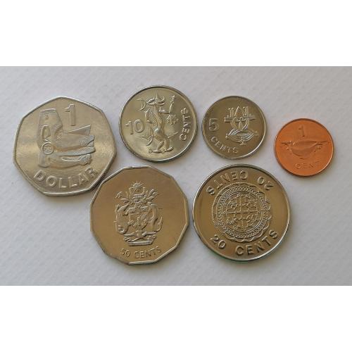Соломоновы острова 6 монет 2005-10гг.