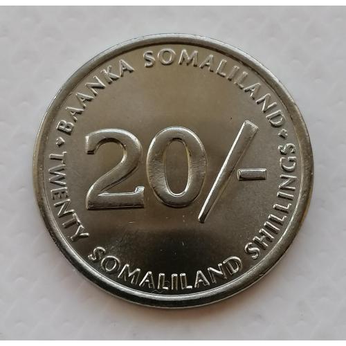 Сомалиленд 20 шиллингов 2002г.