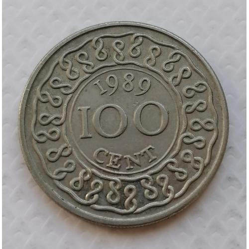 Суринам 100 центов 1989г.