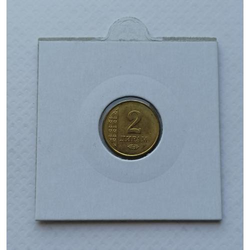 Таджикистан 2 дирам 2011г. В холдере. 