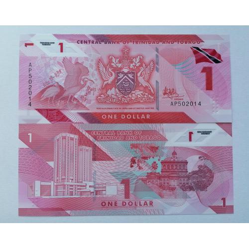 Тринидад и Тобаго 1 доллар 2020(2021) г. UNC. Polimer. 