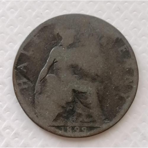 Великобритания 1/2 пенни 1899г.