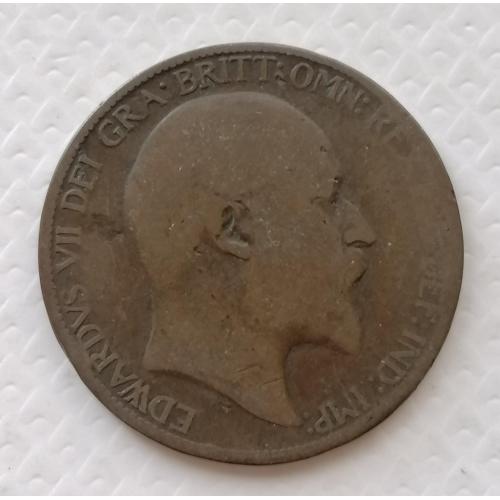 Великобритания 1/2 пенни 1905г.