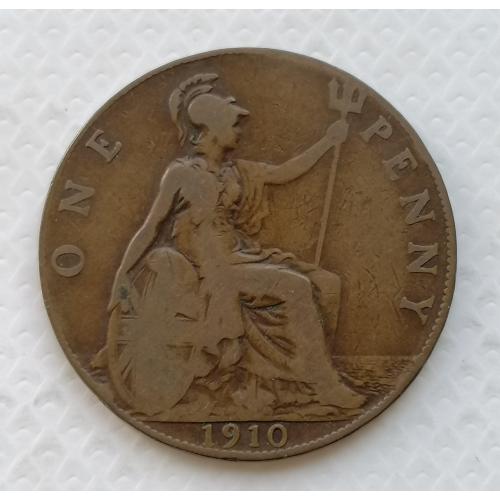 Великобритания 1 пенни 1910г.
