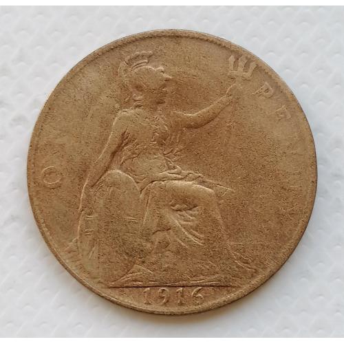 Великобритания 1 пенни 1916г.