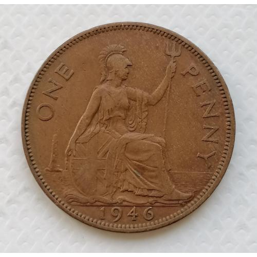 Великобритания 1 пенни 1946г.
