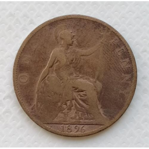 Великобритания 1 пенни 1886г.