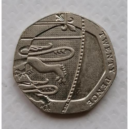 Великобритания 20 пенсов 2011г.