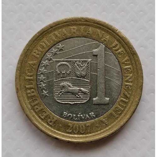 Венесуэла 1 Боливар 2007г. 