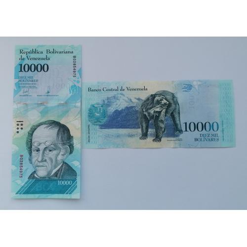 Венесуэла 10 000 боливаров 2017г. UNC. 