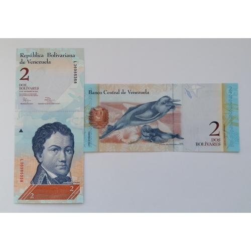 Венесуэла 2 боливара 2012г. UNC. 