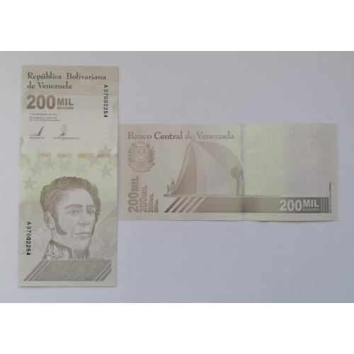 Венесуэла 200 000 боливаров 2020(2021)г. UNC. 