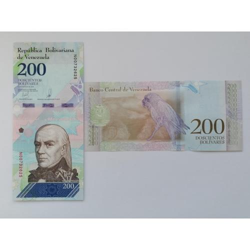 Венесуэла 200 боливаров 2018г. UNC. 